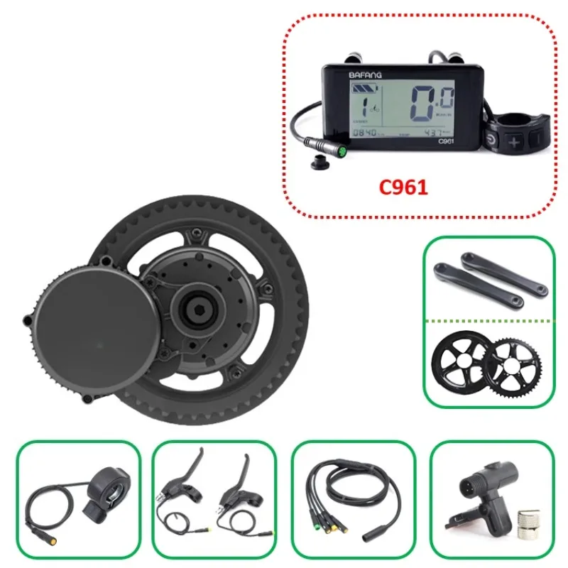 ชุดมอเตอร์ขับกลาง G340 สำหรับจ - Mid Drive Motor Kit 52V 1000W บทวิจารณ์และราคา