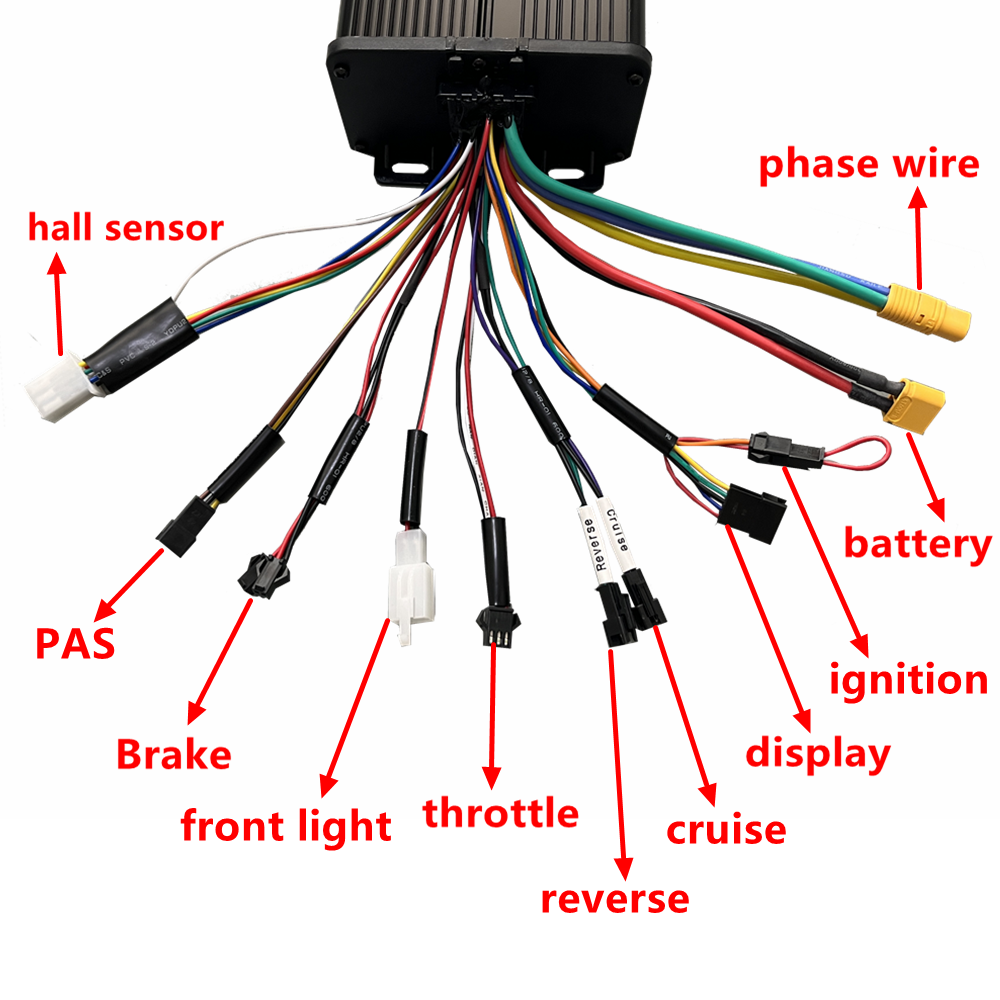 NBP 20 นิ้ว 48-72v 2000W 170/1 - 72V 5000W Hub Motor Kit บทวิจารณ์และราคา