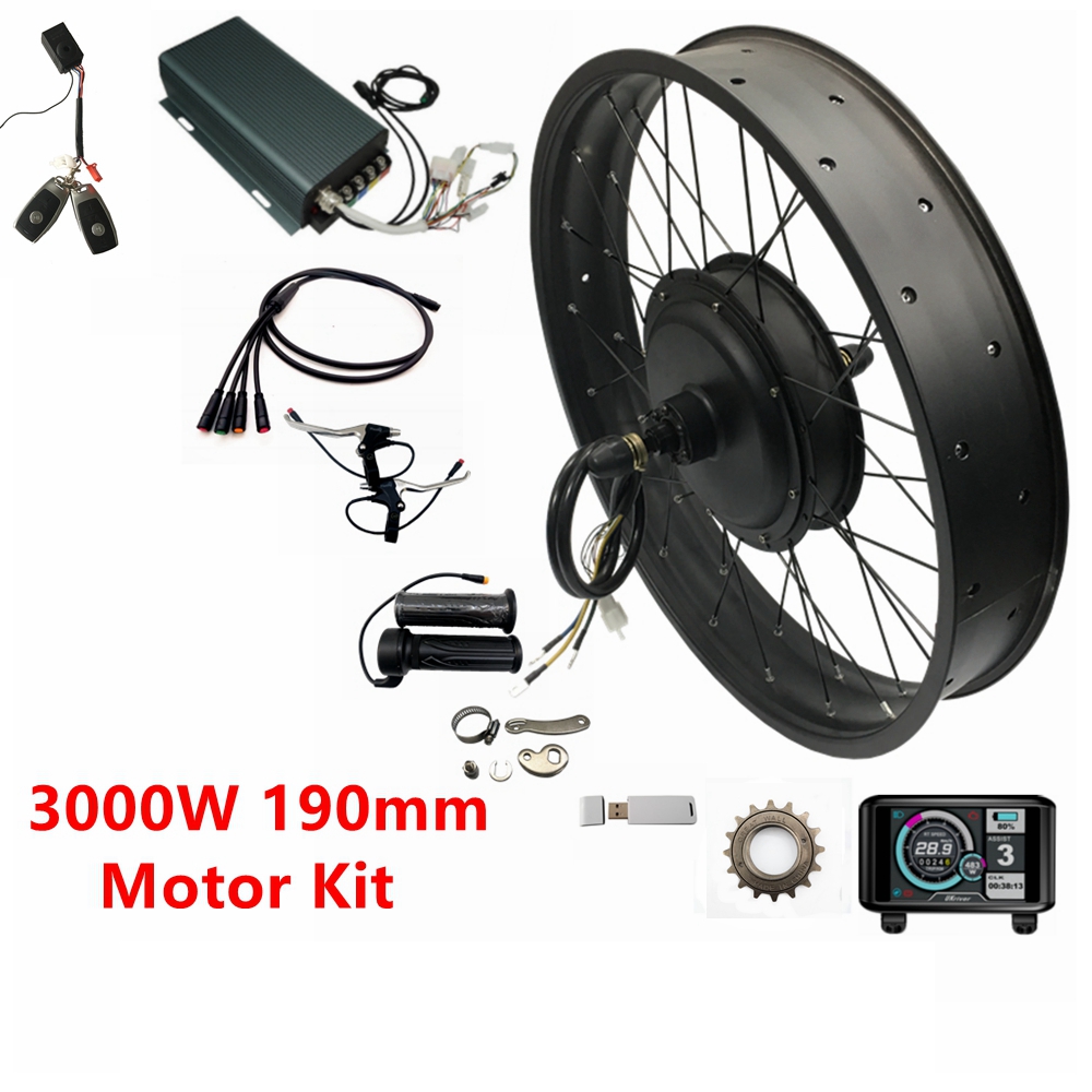ชุดแปลงจักรยานไฟฟ้า NBP 20/24/ - Ebike Conversion Kit 72V 3000W บทวิจารณ์และราคา