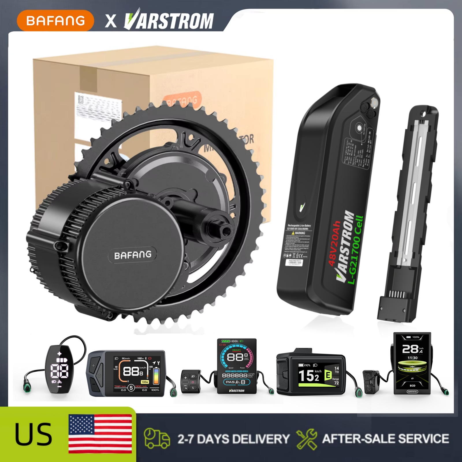 [สต็อกในสหรัฐฯ] ชุดแปลงจักรยาน - Bafang Bbshd 1000W Conversion Kit บทวิจารณ์และราคา