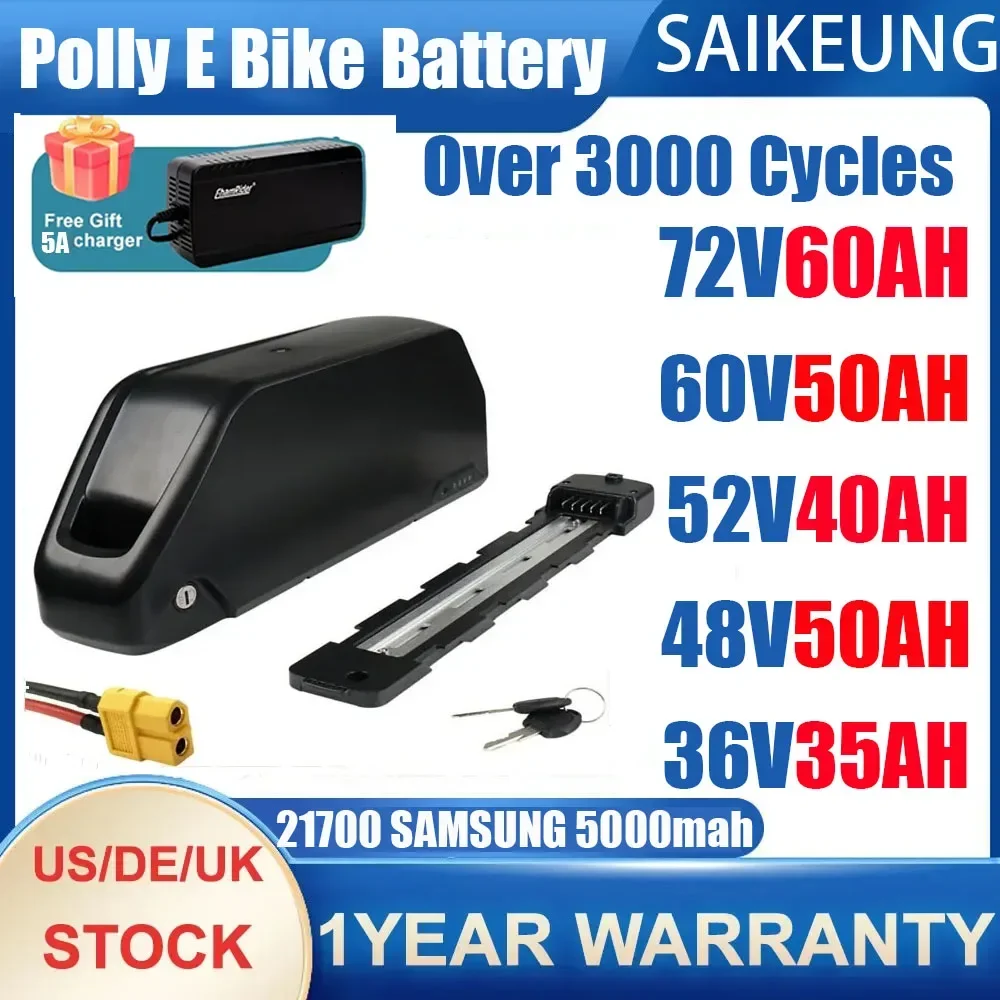 แบตเตอรี่จักรยานไฟฟ้า Downtube - Electric Bicycle Battery 72V 30Ah บทวิจารณ์และราคา