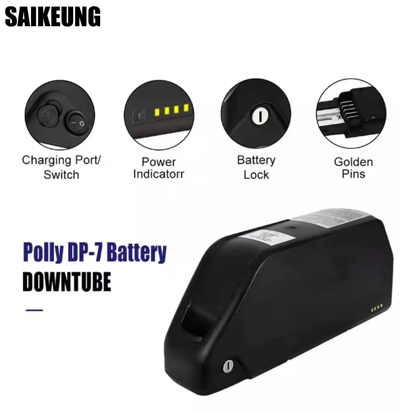 แบตเตอรี่จักรยานไฟฟ้า Downtube - Electric Bicycle Battery 72V 30Ah บทวิจารณ์และราคา